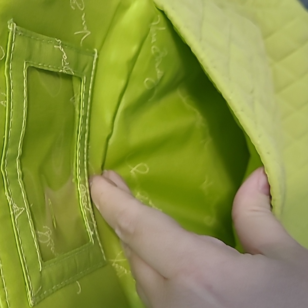 Quilted Lime Vera Bradley Backpack. - image 7